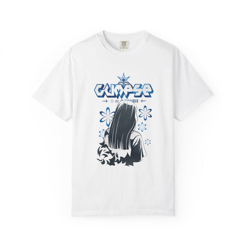 Anime Floral Shirt - Manga Art Top - Anime Lover Gift - Sinful Threads