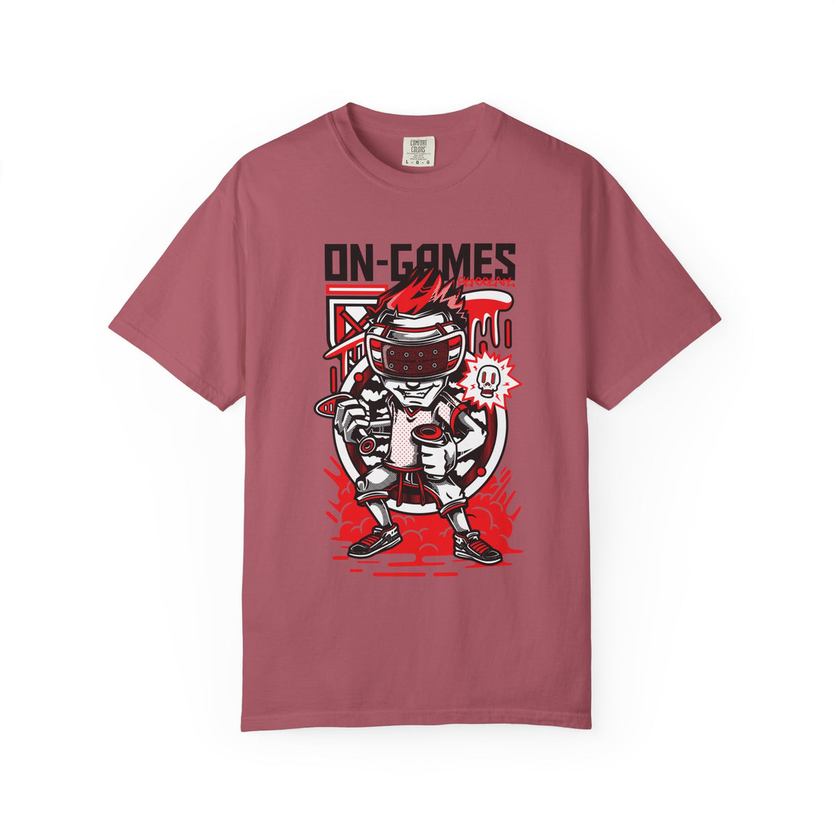 ON GAMES Boy Gamer with VR Headset Graphics T-Shirt