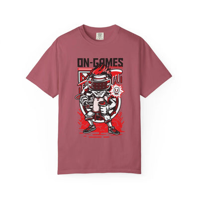 ON GAMES Boy Gamer with VR Headset Graphics T-Shirt - Sinful Threads