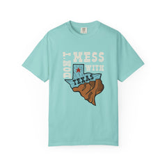 Dont Mess With Texas Map Novelty Design Humor T-Shirt