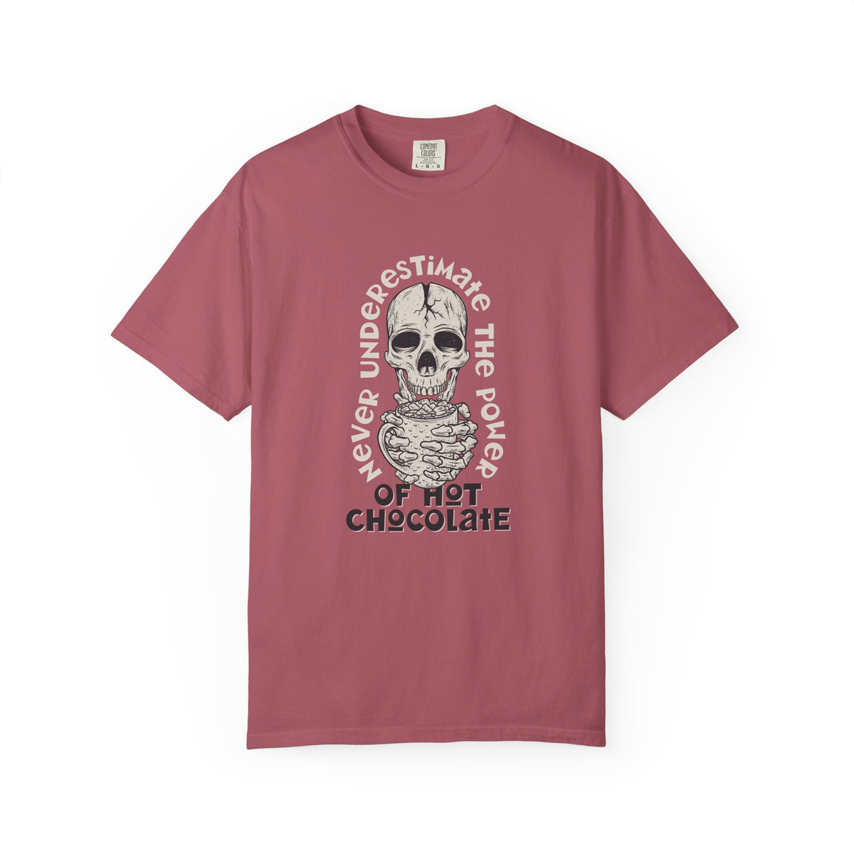 Spooky Skeleton Shirt - Hot Chocolate Humor - Funny Skull Tee