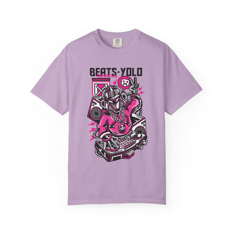 Beats YOLO DJ Robot On The Decks Music Art T-Shirt