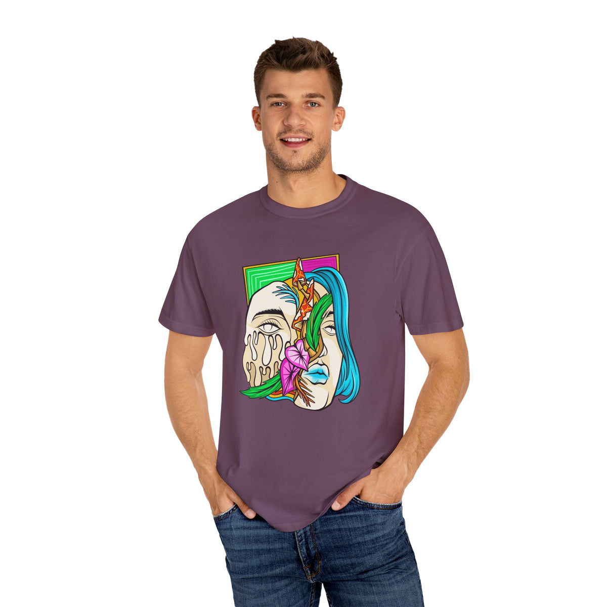 Psychedelic Mushroom Shirt - Trippy Art Tee - Stoner Gift Idea