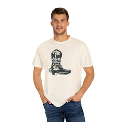 Life Is Better In Boots Funny Slogan Western T-Shirt