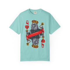 Red Queen T-shirt – Skull Graphic Top – Queen of Hearts