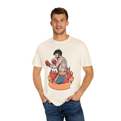 Tattooed Boxer Shirt - Boxing Illustration Tee, Tattoo Gift - Sinful Threads