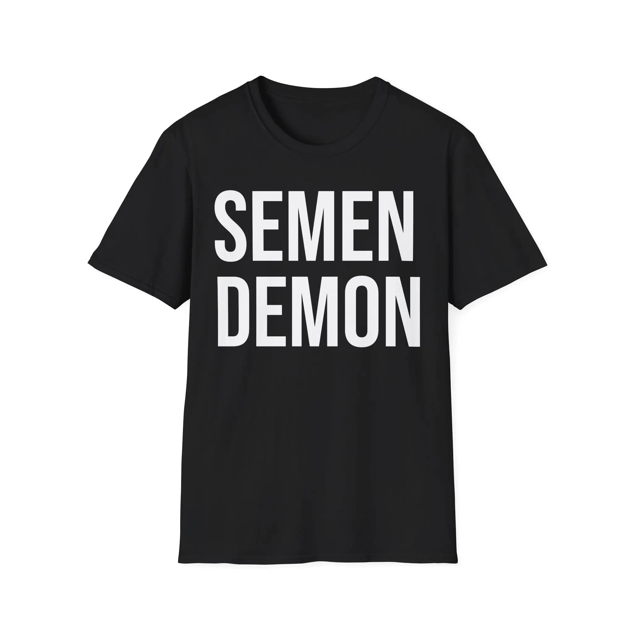 Semen Demon Tee - Adult Humor Graphic Tee Printify