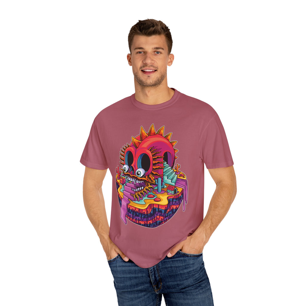 Fantasy Dragon Tee - Psychedelic Monument Valley Art Shirt - Sinful Threads