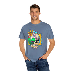 Floral Skull Shirt - Gothic Botanical Tee - Surreal Art