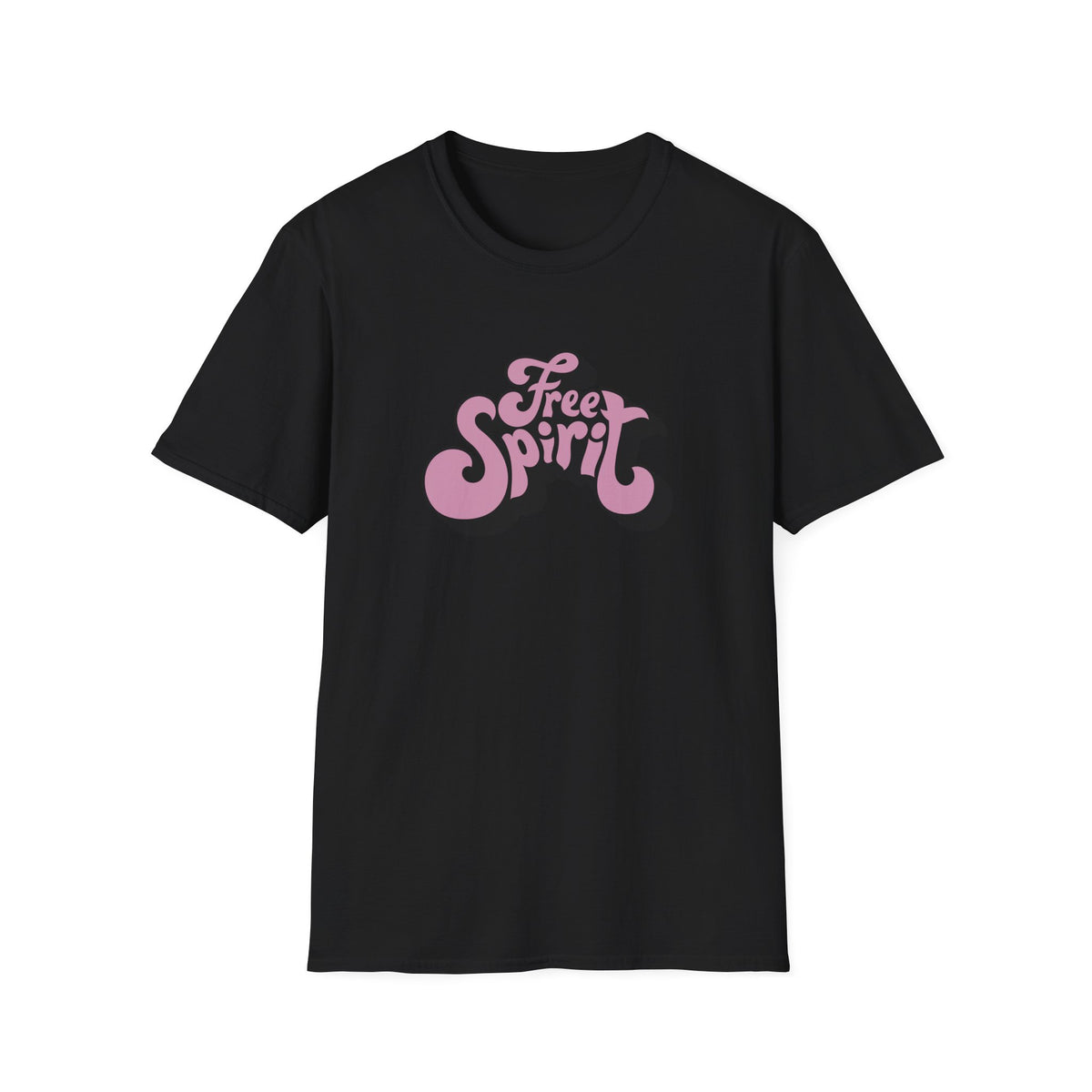 Free Spirit Groovy Graphic Tee - Retro Boho Lifestyle