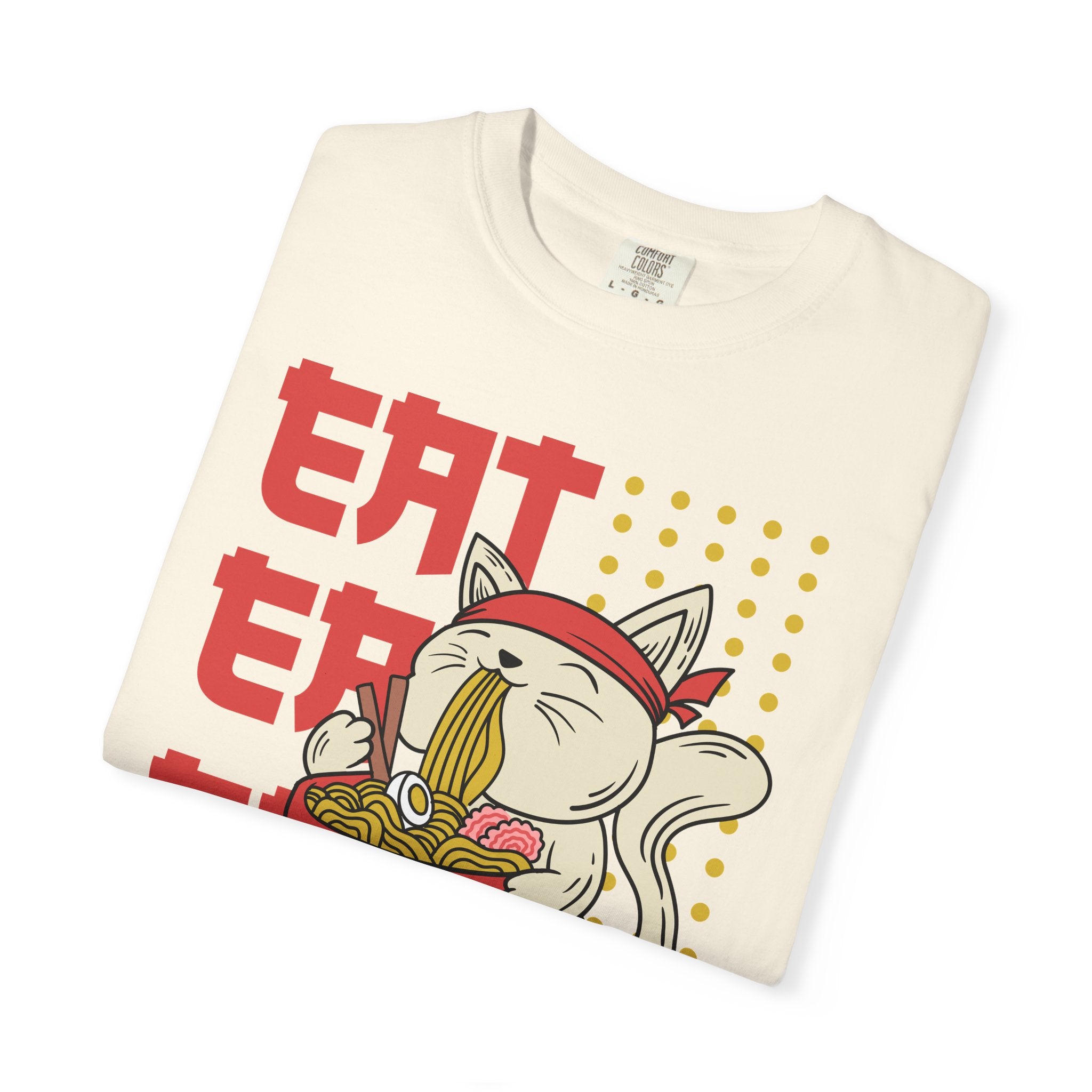 Cat Ramen Shirt - Funny Anime Tee - Japanese Foodie Gift - Sinful Threads