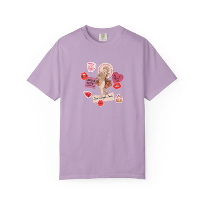 Romantic Graphic Cupid Love Quotes Valentine T-Shirt - Sinful Threads