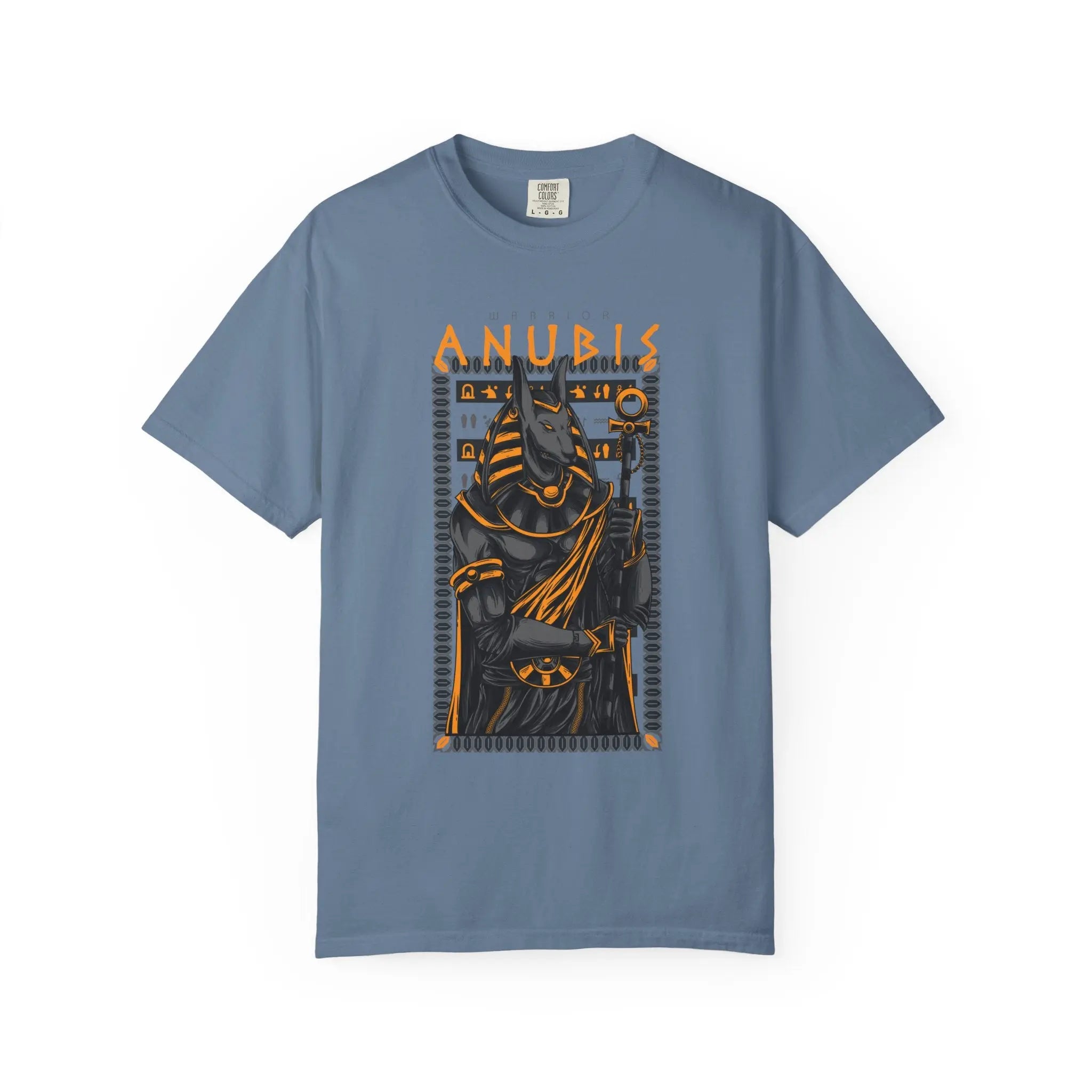 Egyptian Warrior Anubis Graphic Print T-Shirt - Sinful Threads