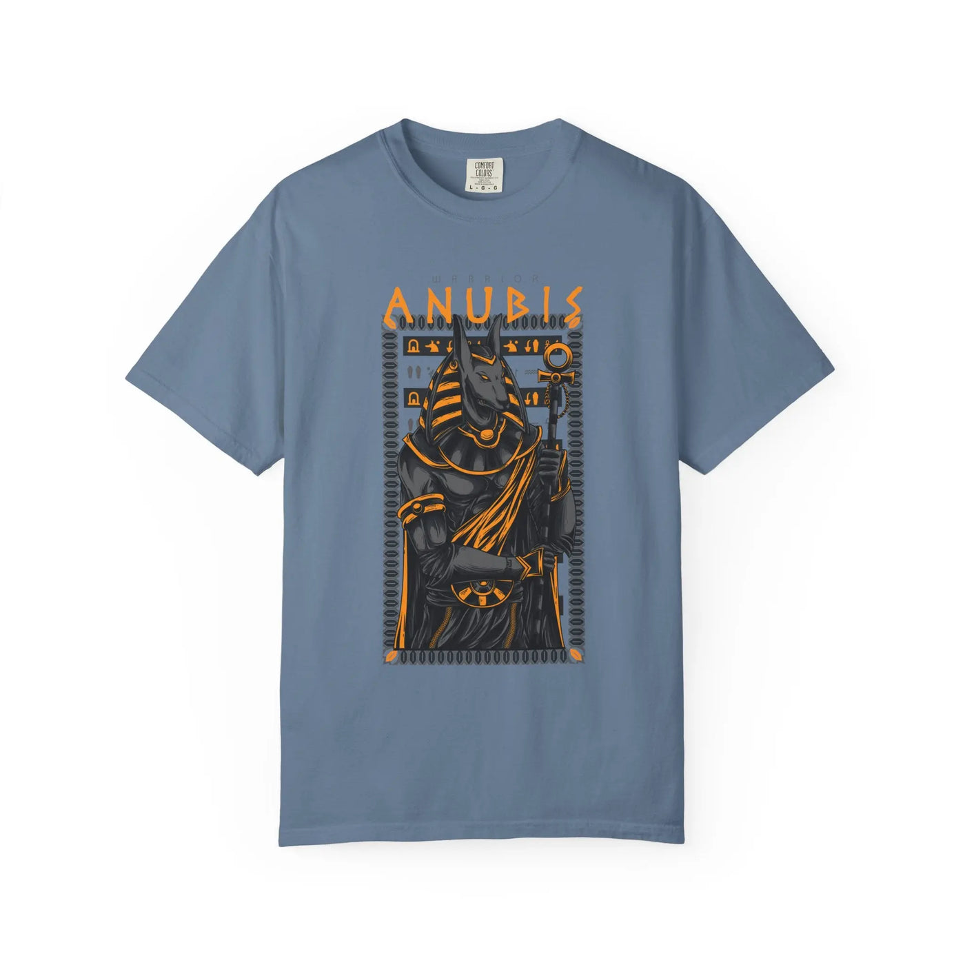 Egyptian Warrior Anubis Graphic Print T-Shirt - Sinful Threads