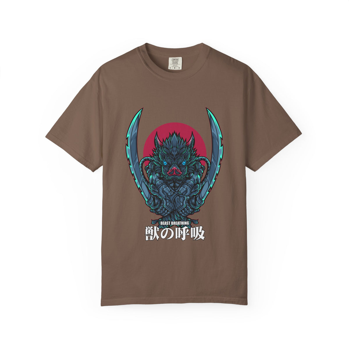 Wild Boar Beast Breathing Tee Modern Anime Graphic