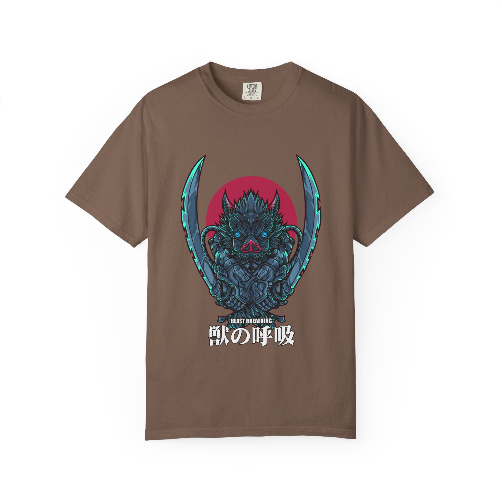 Wild Boar Beast Breathing Tee Modern Anime Graphic - Sinful Threads