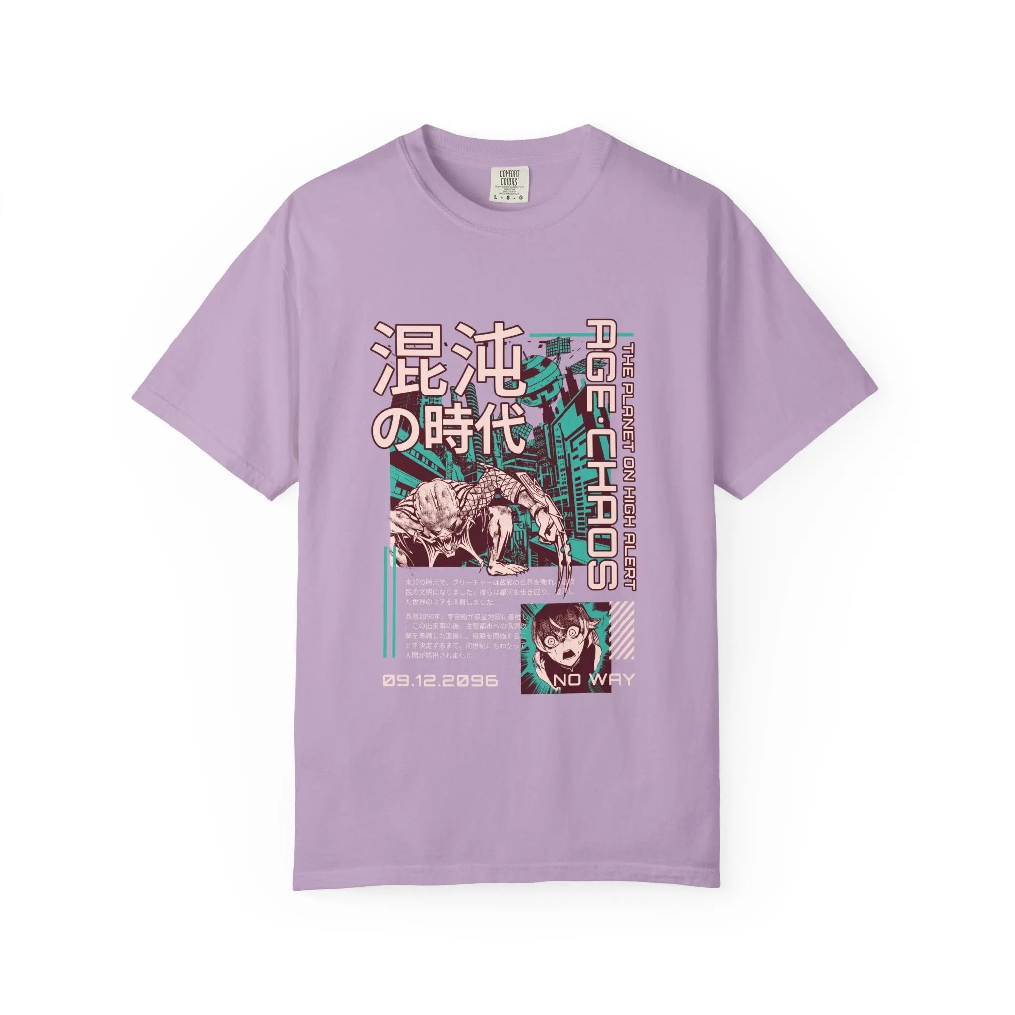 Cyberpunk Alien Tee - Anime Predator - Graphic Gift - Sinful Threads