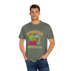 Funny Zombie Shirt - Zombeer Drink Dead Tee - Beer Gift