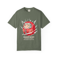 Daruma Good Luck Charm Japanese Graphic Tee Design
