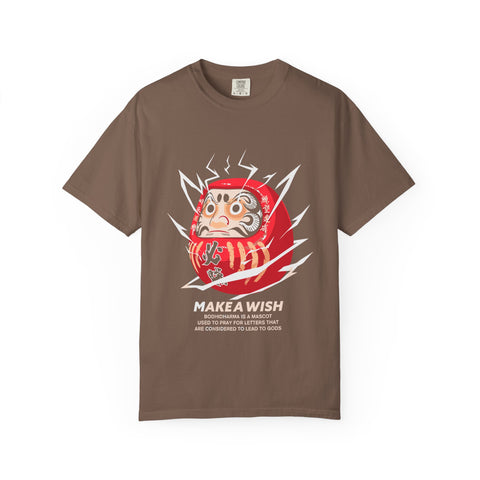 Daruma Good Luck Charm Japanese Graphic Tee Design