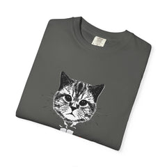 Cat Father Tee - Funny Kitten Shirt - Tuxedo Graphic Tee