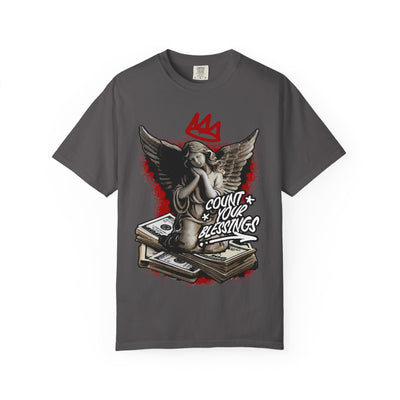 Count Your Blessings Angel Tee – Crown Inspired Shirt - Sinful Threads