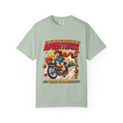 Cat Motorcycle Tee - Anime Adventure Top - Perfect Gift