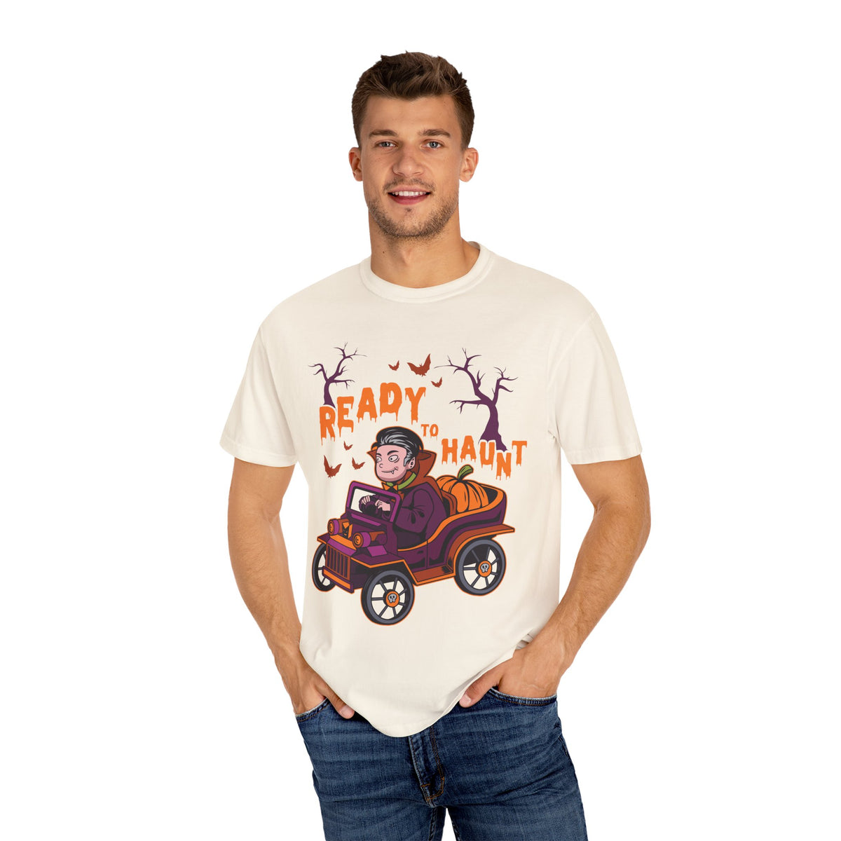 Dracula Halloween Shirt – Ready to Haunt Funny Vampire Tee