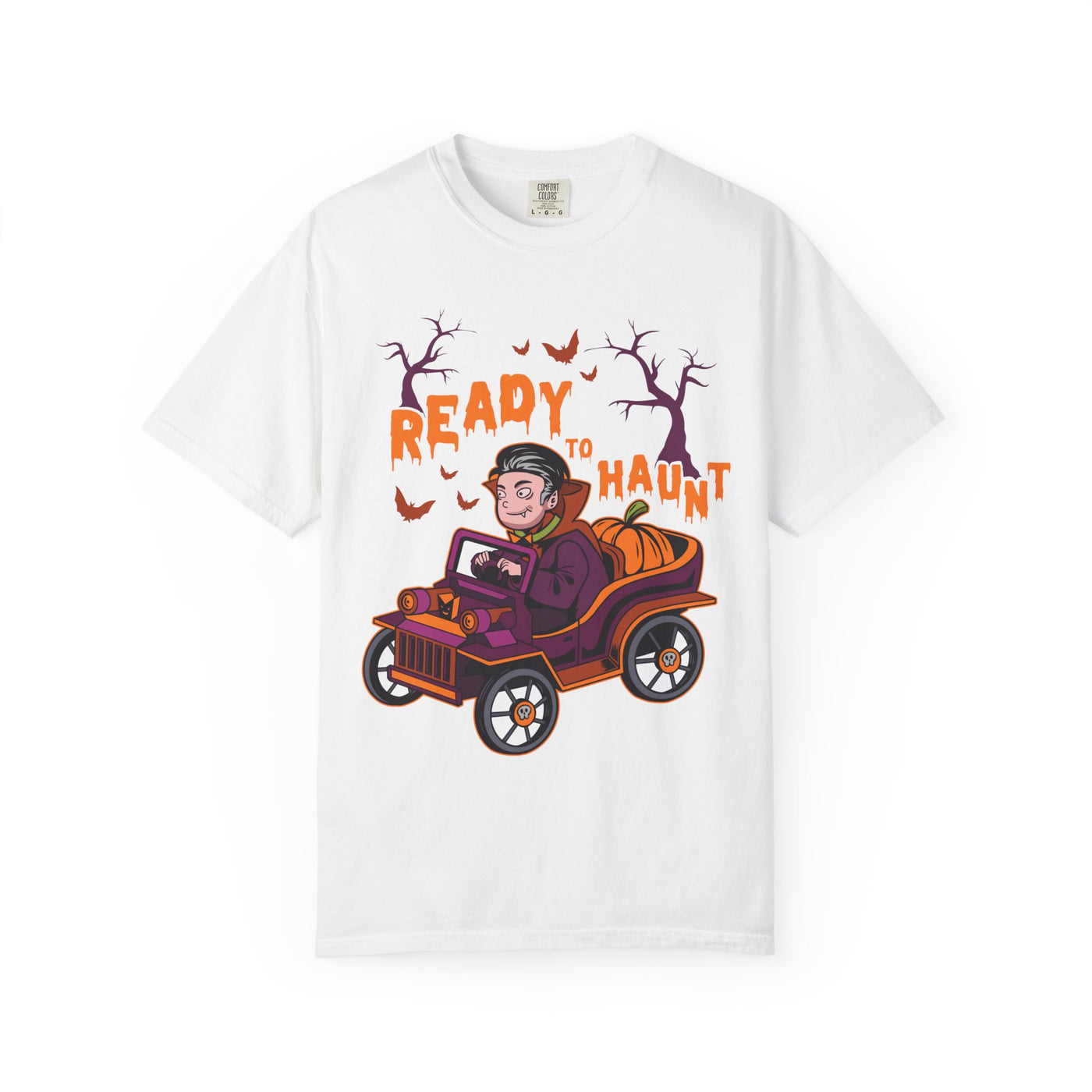 Dracula Halloween Shirt – Ready to Haunt Funny Vampire Tee - Sinful Threads