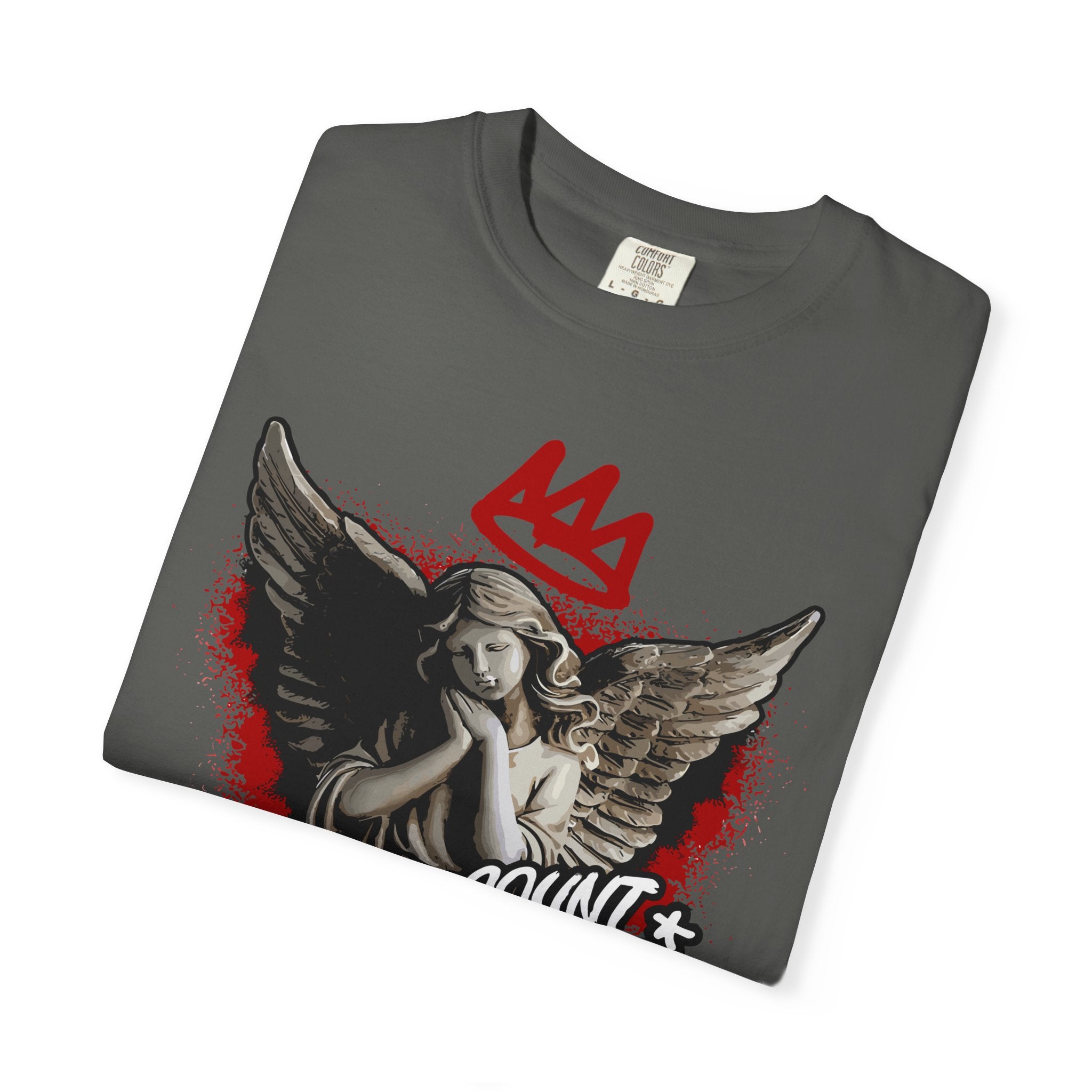 Count Your Blessings Angel Tee – Crown Inspired Shirt - Sinful Threads