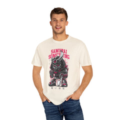 Samurai Something Dark Distressed Design T-Shirt