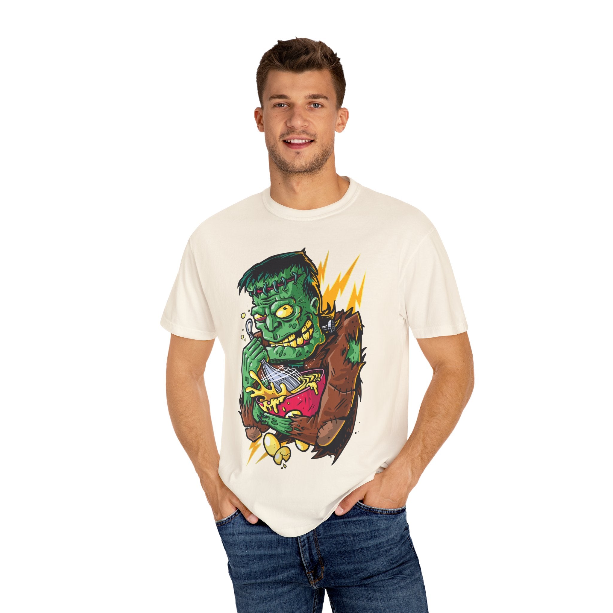 Frankenstein Foodie Shirt - Punny Monster Gift Tee - Sinful Threads