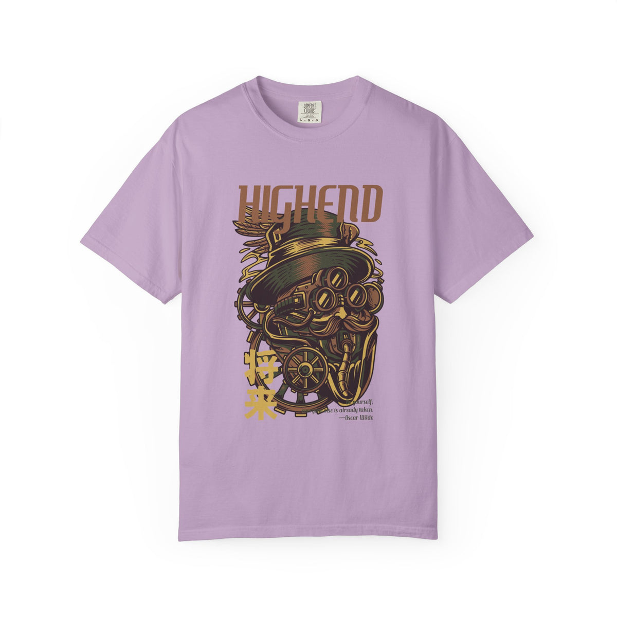 Steampunk Man Future Inspired Cool Graphic Design T-Shirt