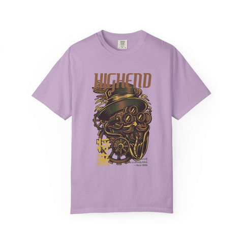 Steampunk Man Future Inspired Cool Graphic Design T-Shirt