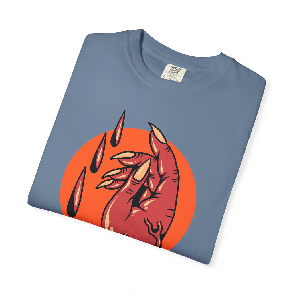 Occult Alternative Gift - Spooky Devil Hand Tee Shirt - Sinful Threads