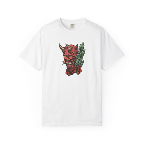 Oni Mask T Shirt - Japanese demon tee