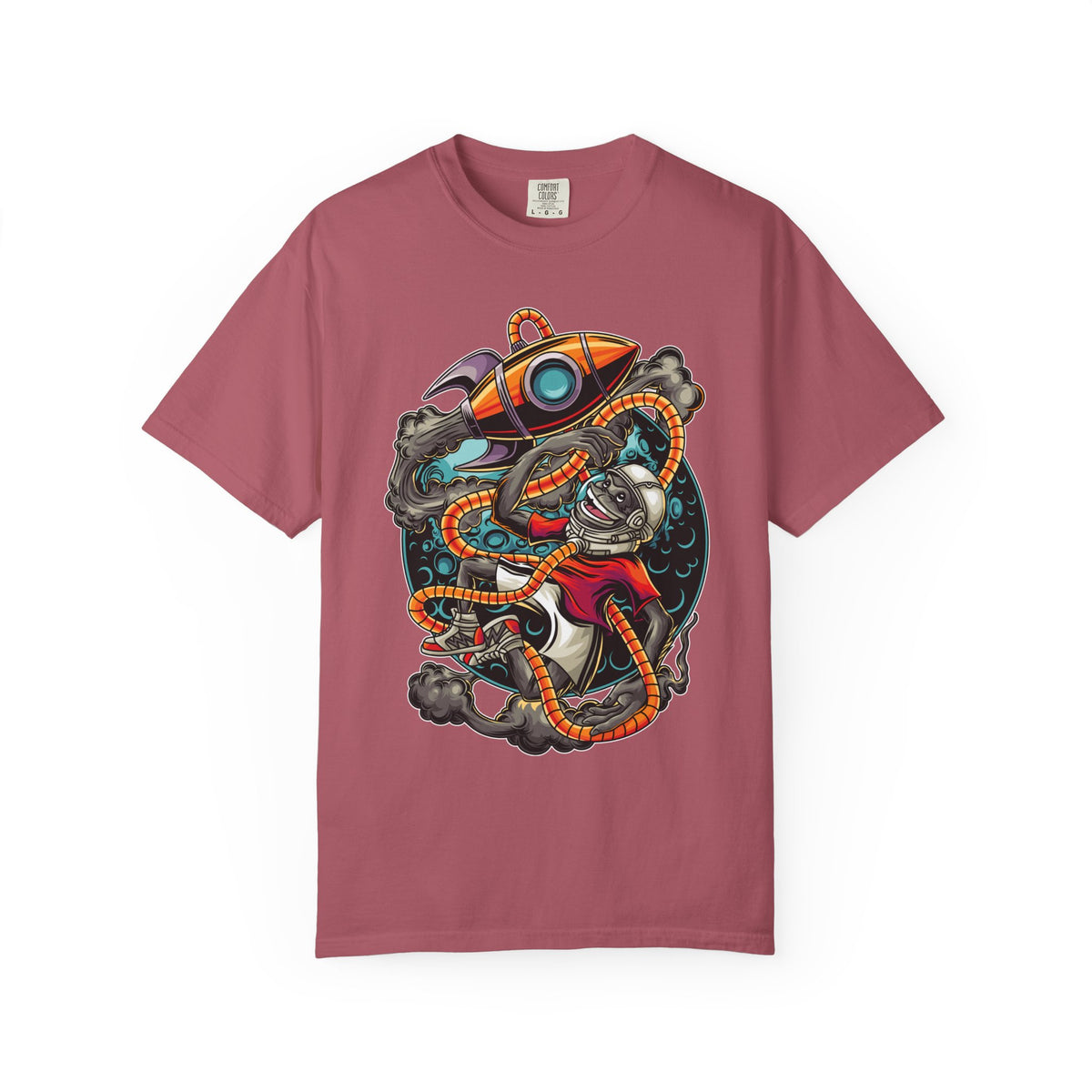 Space Monkey Shirt - Funny Astronaut Tee - Rocket Adventure Gift