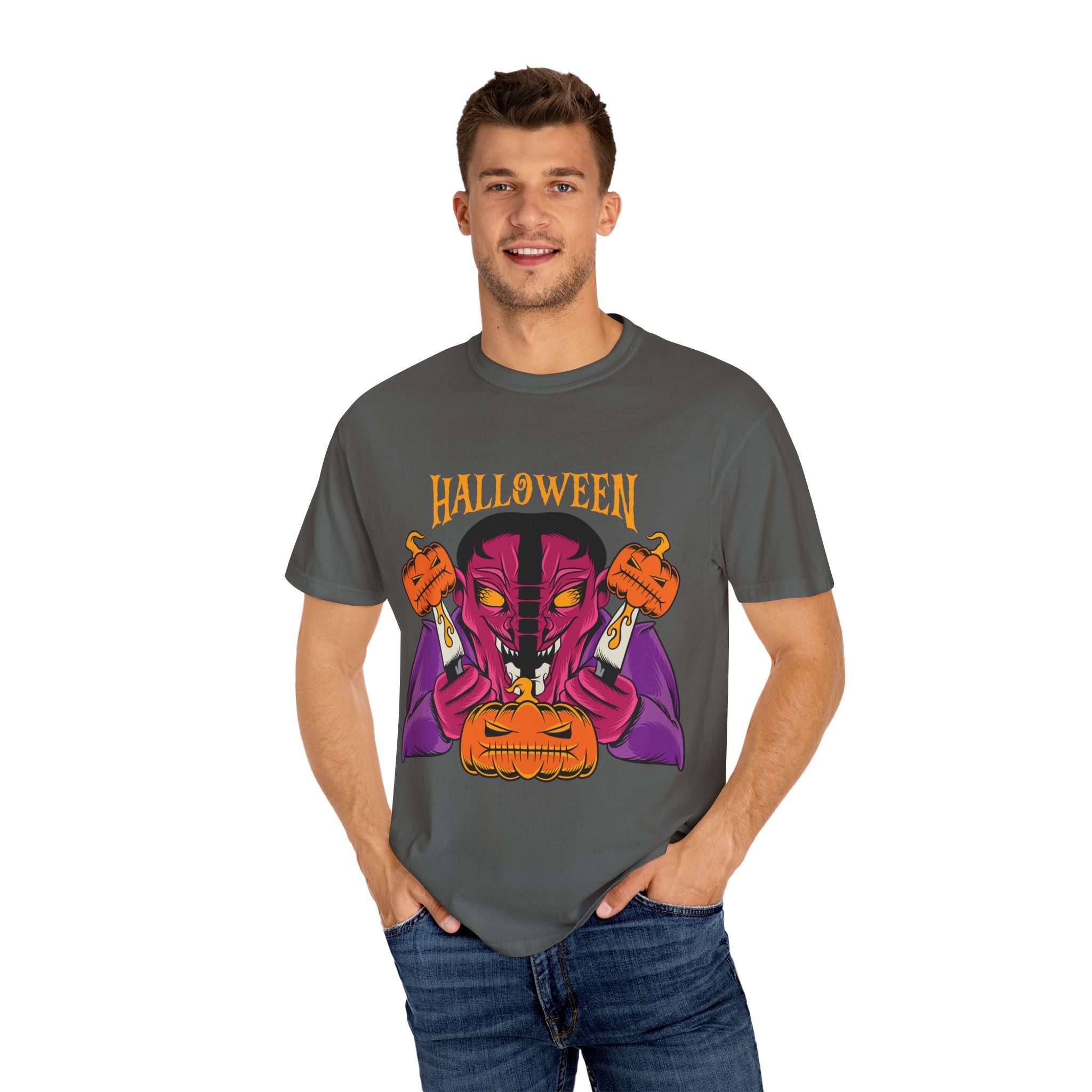 Devil halloween tee - Spooky Monster Shirt - Scary Fun - Sinful Threads