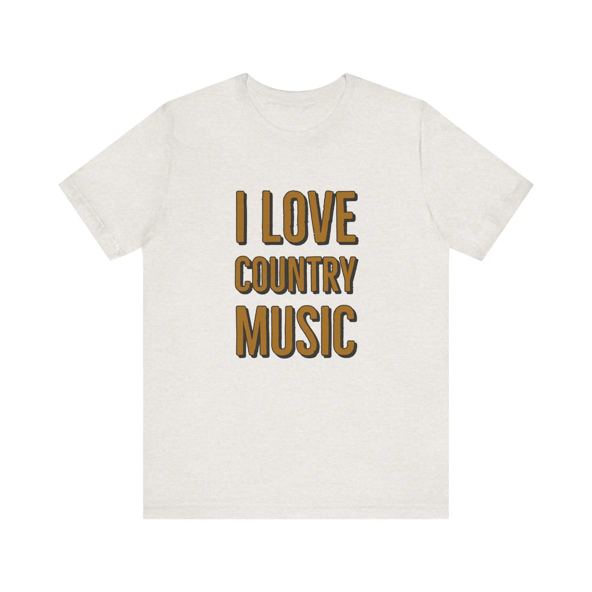 I Love Country Music Graphic Tee - Country Fan Festival Shirt Printify