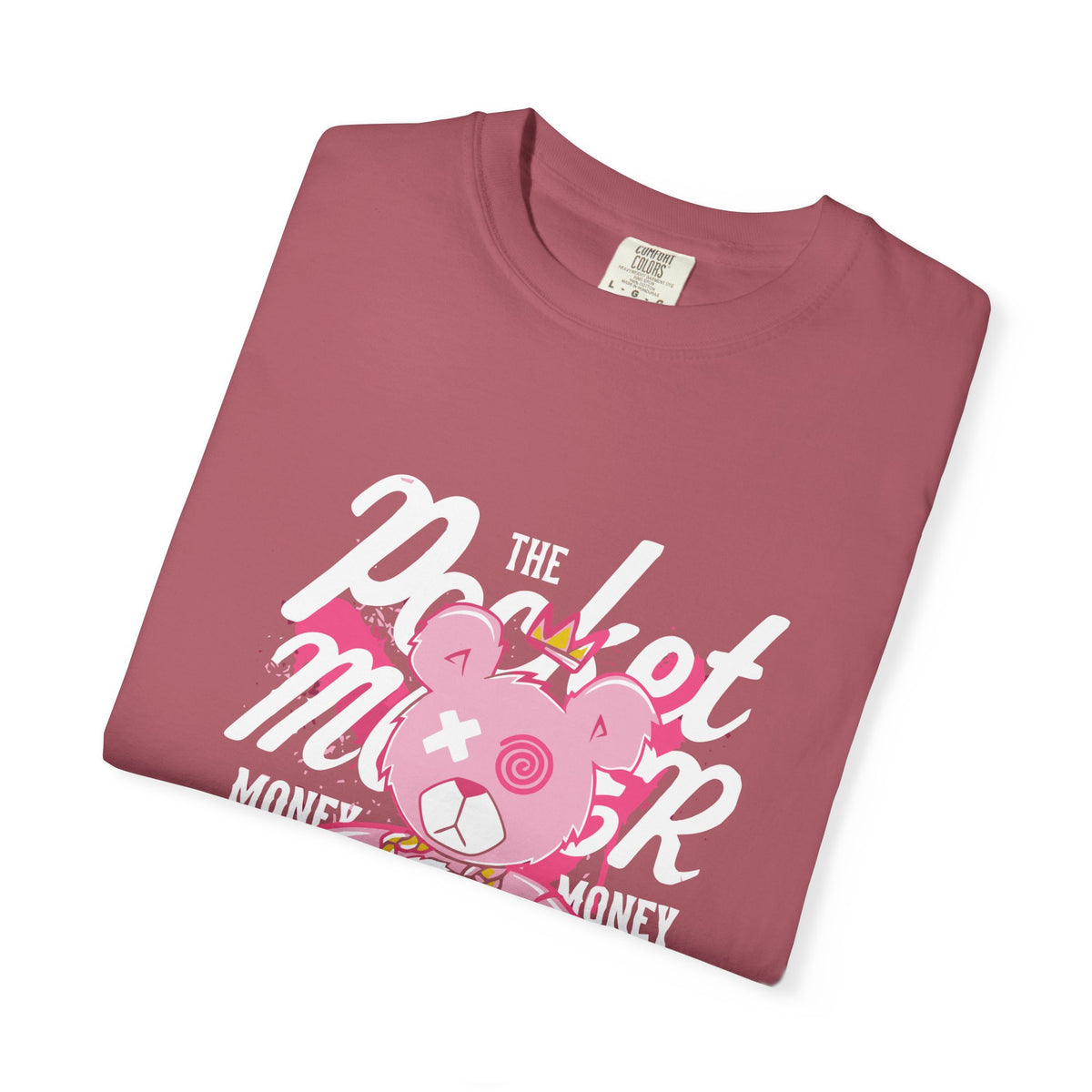Pink Bear Tee - Urban Streetwear Graphic Design