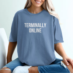 Terminally Online Graphic Casual Tee Shirt product