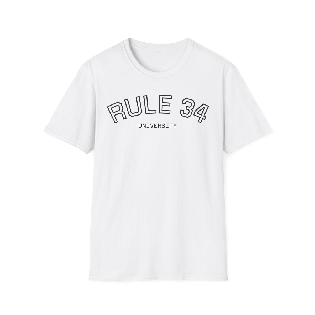 Rule 34 University Shirt - Funny Meme & Internet Culture Tee