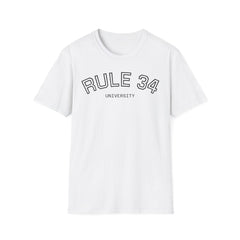 Rule 34 University Shirt - Funny Meme & Internet Culture Tee