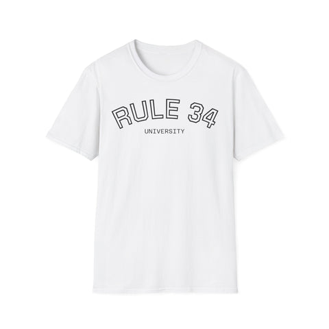 Rule 34 University Shirt - Funny Meme & Internet Culture Tee