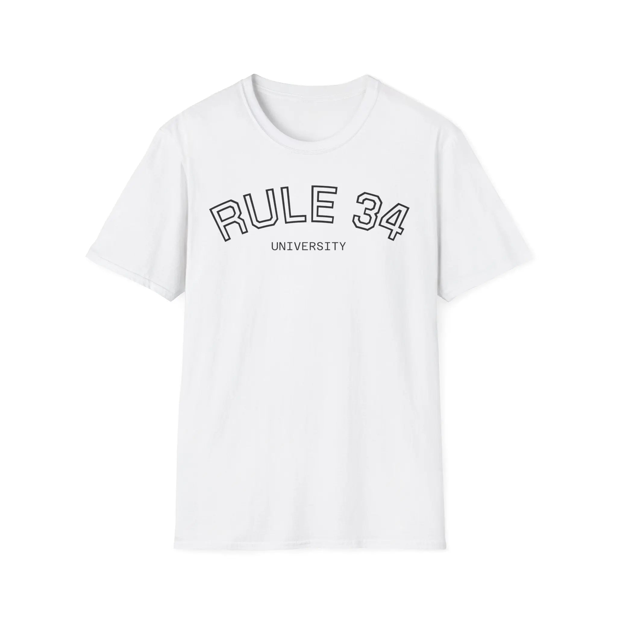 Rule 34 University Shirt - Funny Meme & Internet Culture Tee Printify