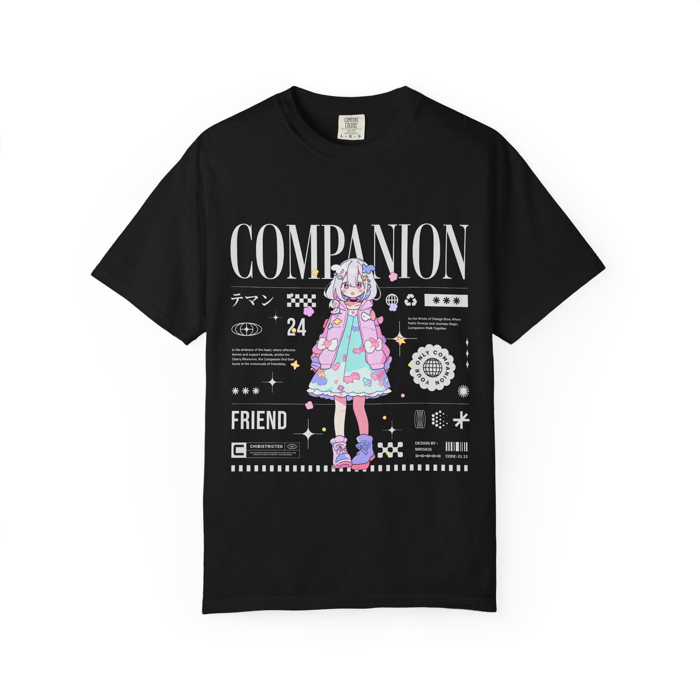 Kawaii Anime Tee - Pastel Girl Chibi Design - Cute Gift - Sinful Threads