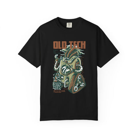Vintage Robot Post Of The End Futuristic Style T-Shirt