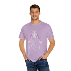 Angel of Death with Flames Unique Trendy Graphic T-Shirt - Sinful Threads