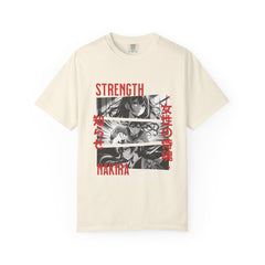 Strength Manga Tee - Cool Girl Samurai - Warrior Gift