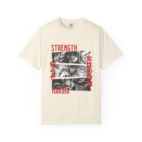 Strength Manga Tee - Cool Girl Samurai - Warrior Gift